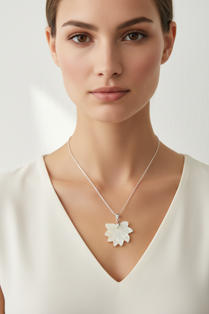 Collar en modelo virtual