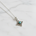 Collar nudo celta con turquesa - Versión 1