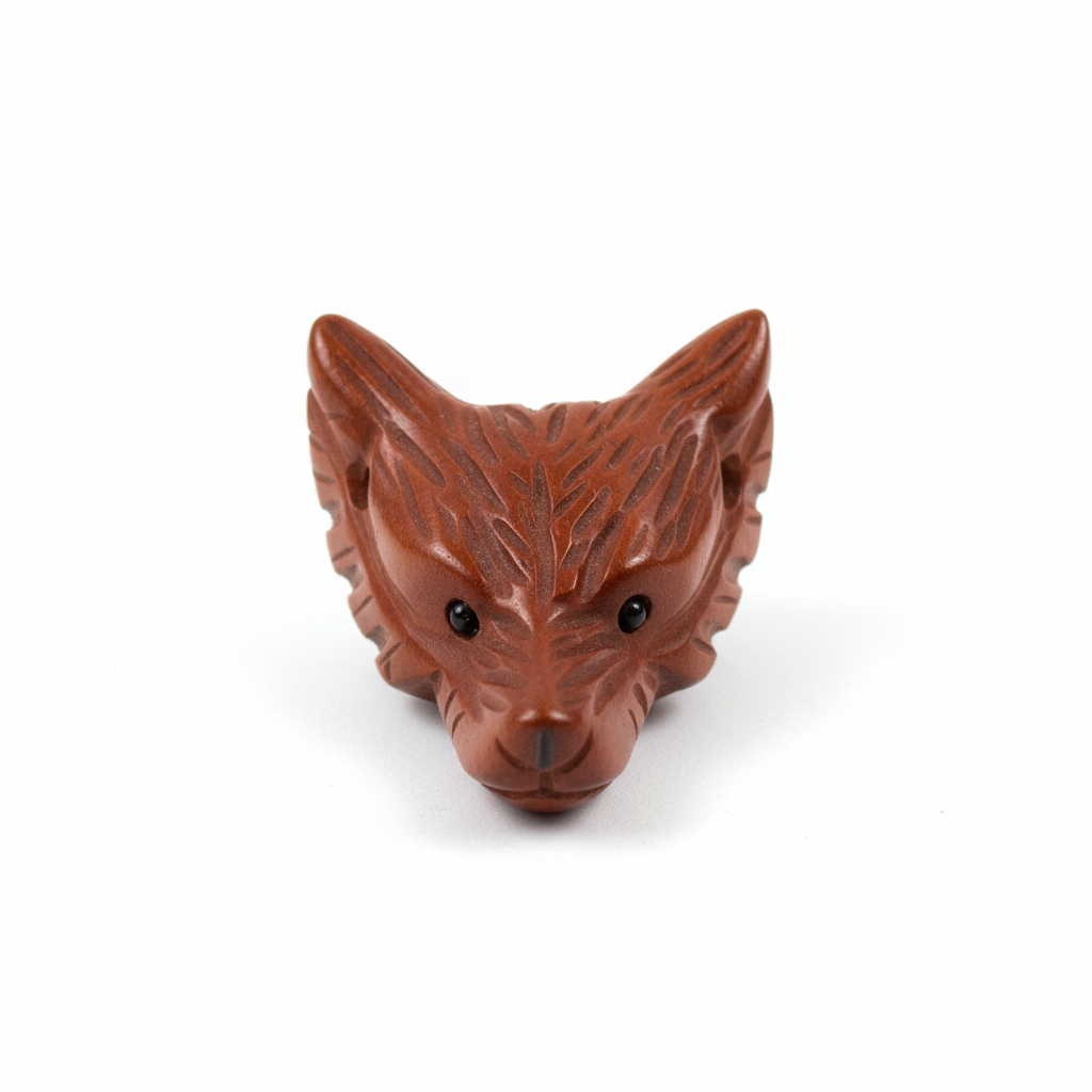 Lobo madera - vista frontal