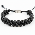 Pulsera ajustable negra