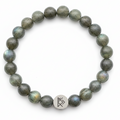 Pulsera labradorita - vista superior