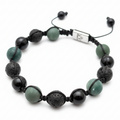 Pulsera MORGEN jade verde fondo blanco