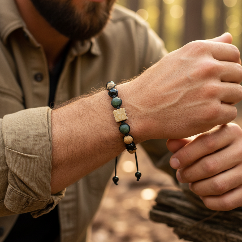 Pulsera natural - modelo outdoor masculino