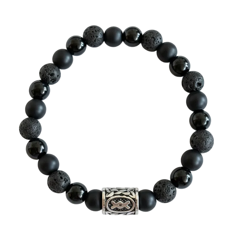 Pulsera negra mejorada