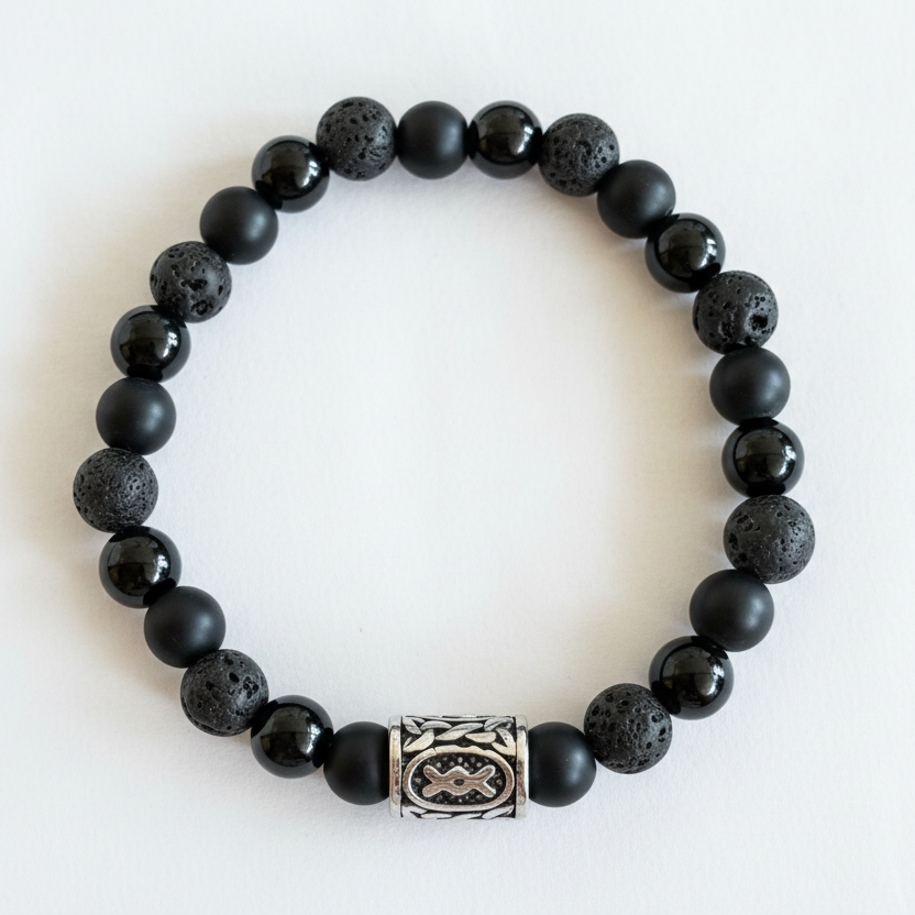 Pulsera negra mejorada