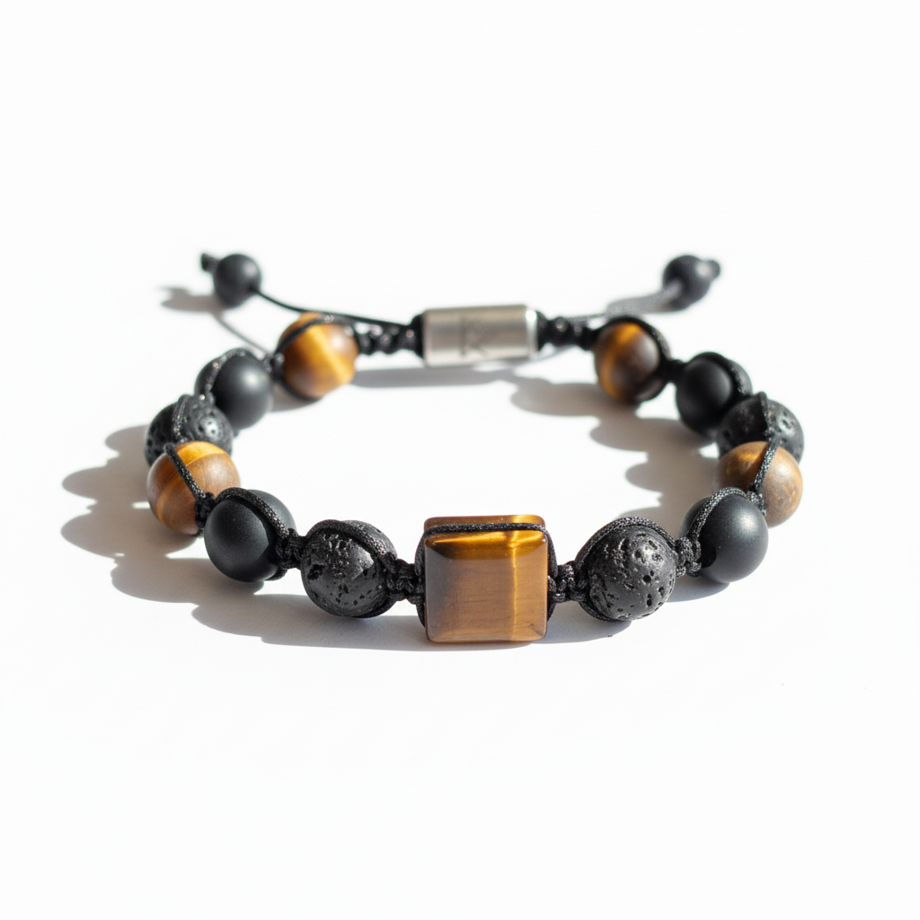 Pulsera ojo de tigre - fondo blanco v2