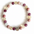 Pulsera piedras - fondo blanco