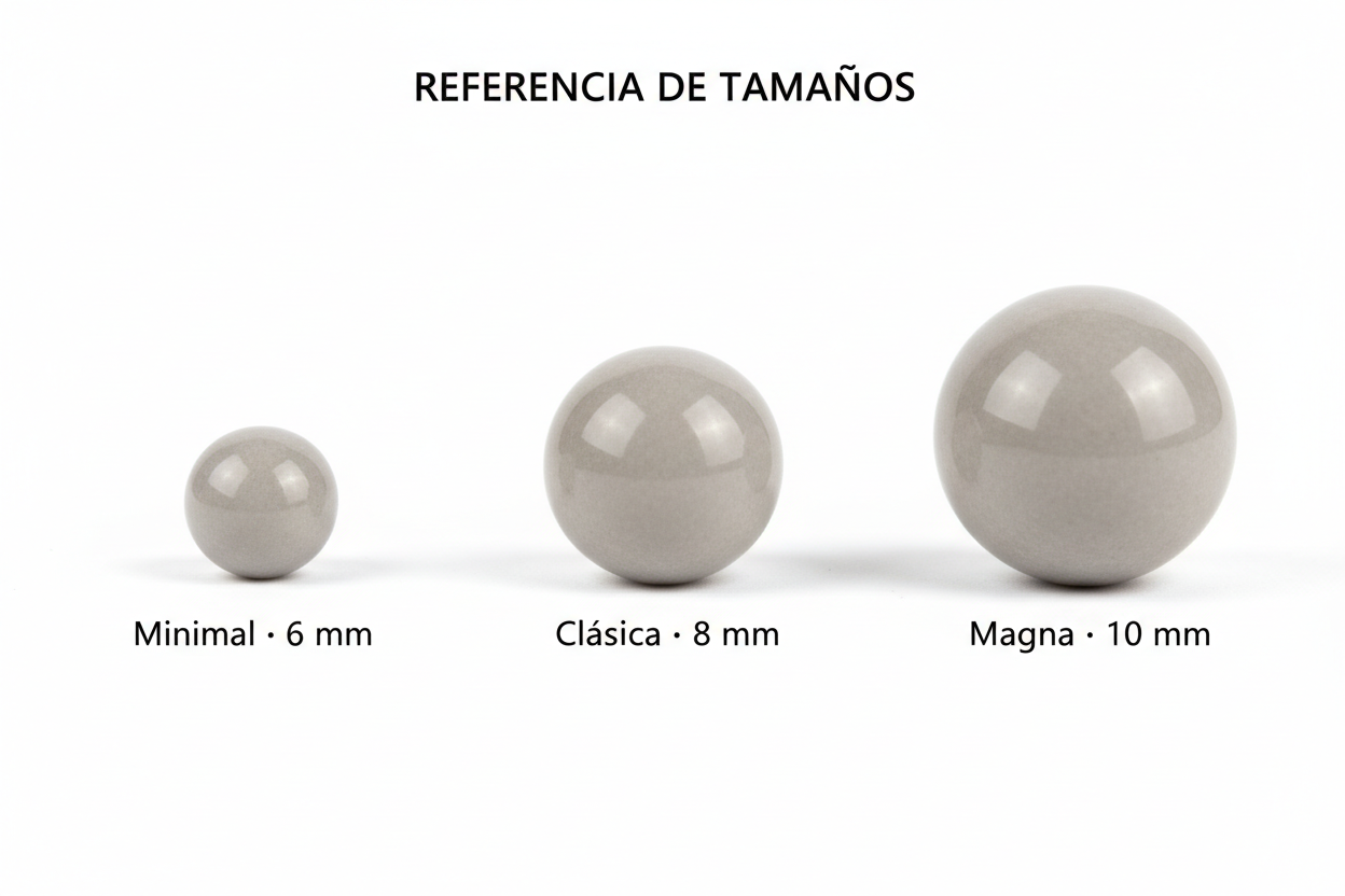 Referencia de tamaños corregida